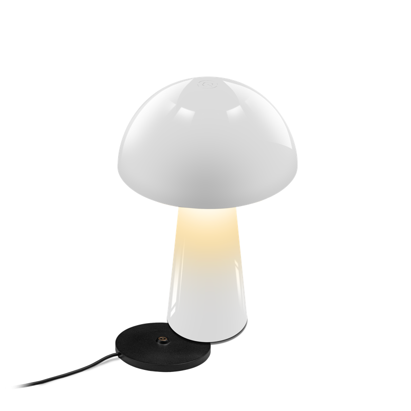 Cocò | Candeeiro de Mesa sem Fios LED 1,5W 100lm 2700K Branco (base de carregamento incluída)