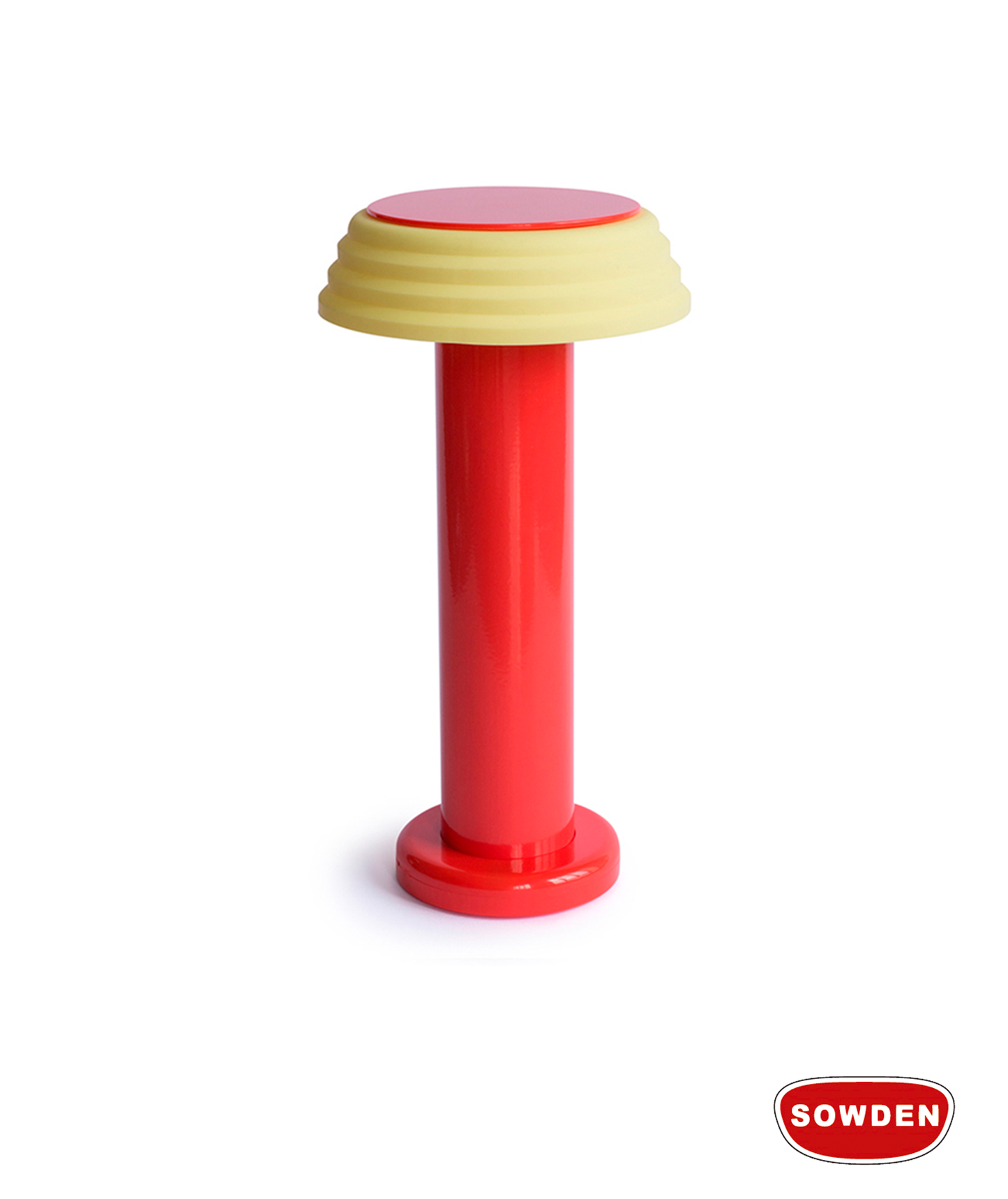 Candeeiro de Silicone sem Fios LED 3W Vermelho e Amarelo