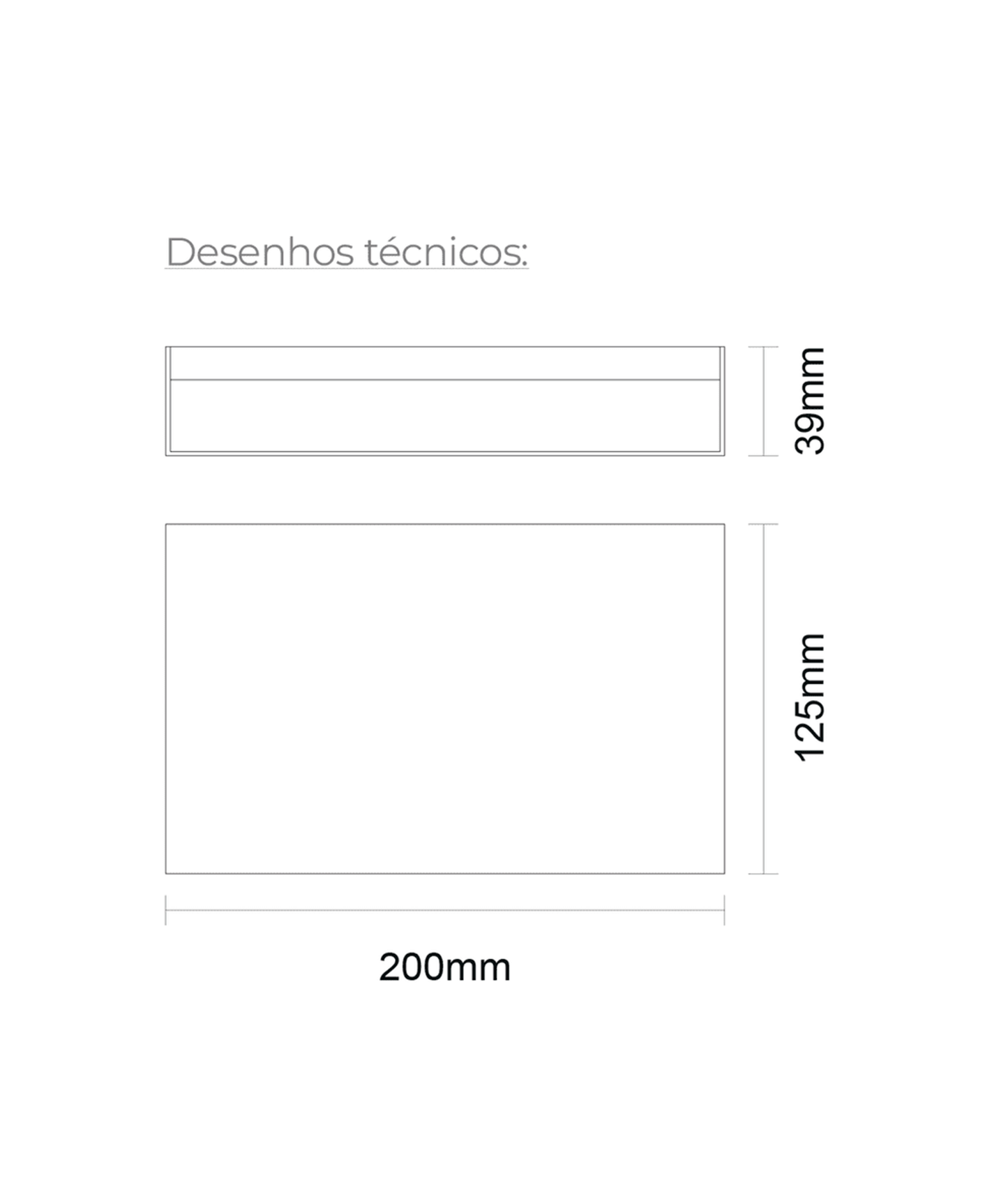 Aplique de Parede Bidirecional Suno I 12W 700lm & CCT ajustável