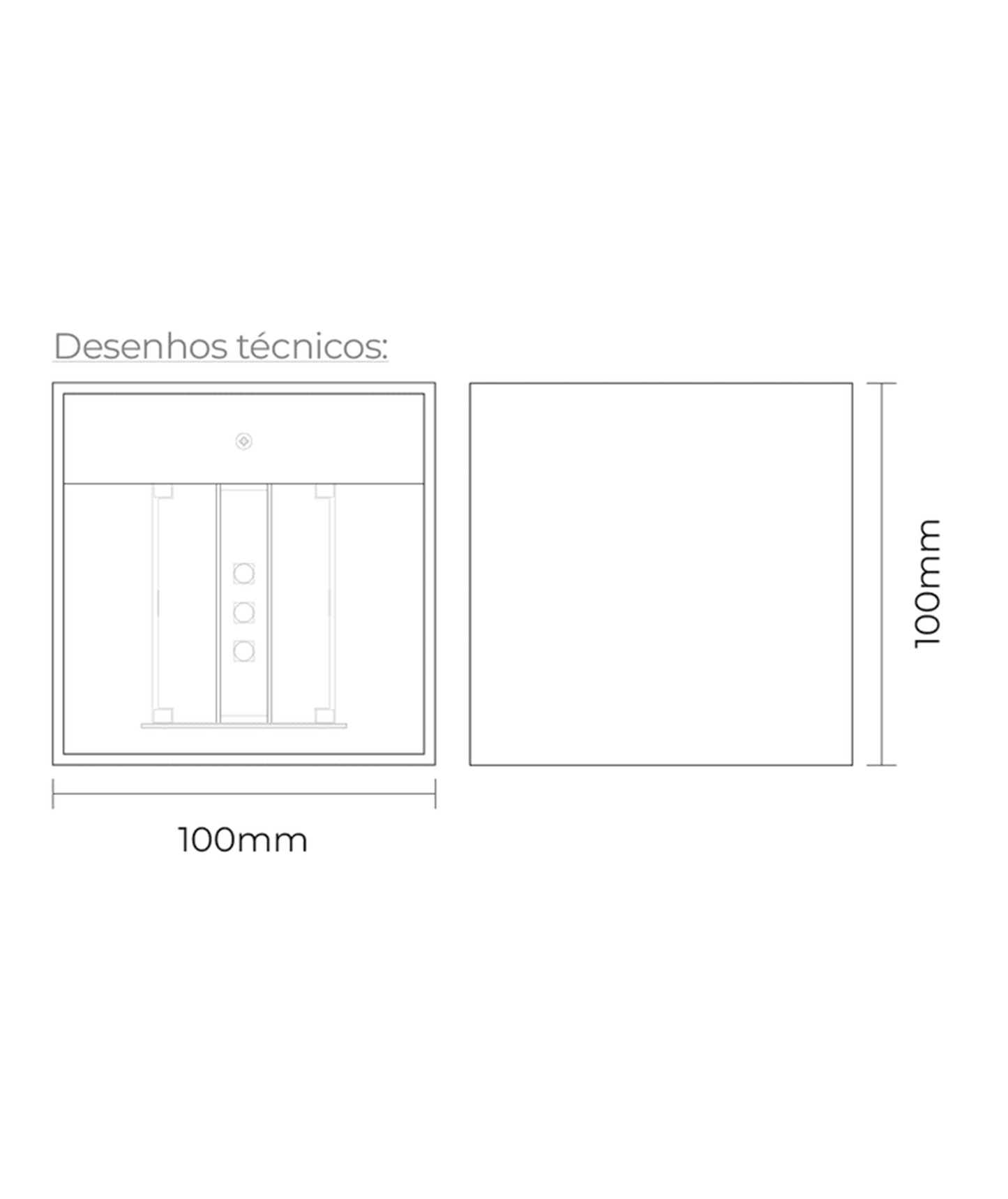 Aplique de Parede Bidirecionável Lótus 10W 850lm & CCT ajustável