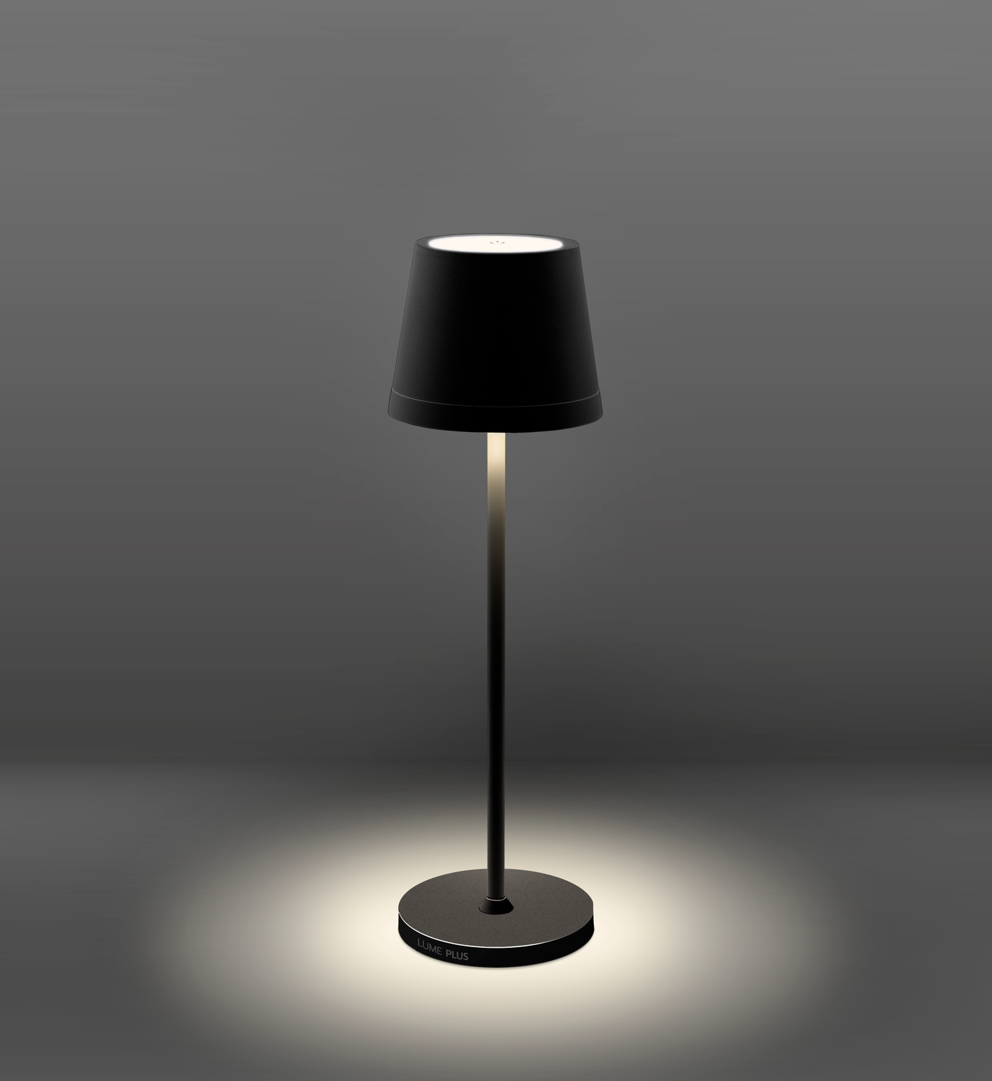 Lume Plus | Candeeiro de Mesa sem Fios LED 2,2W 190lm 2700K Preto