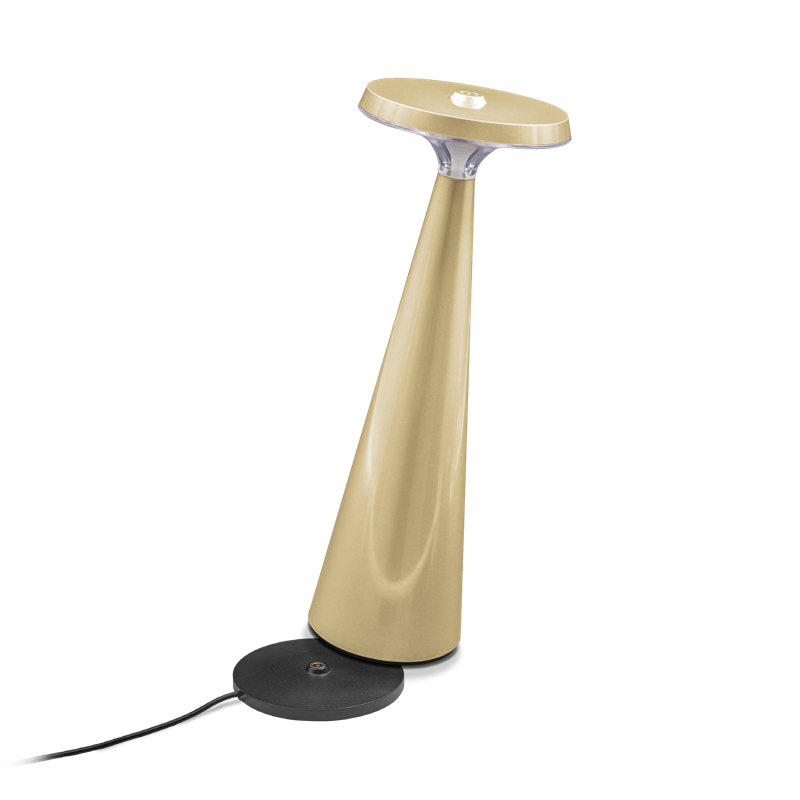 Opera | Candeeiro de Mesa sem Fios LED 1,9W 130lm 2700K Dourado (base de carregamento incluída)
