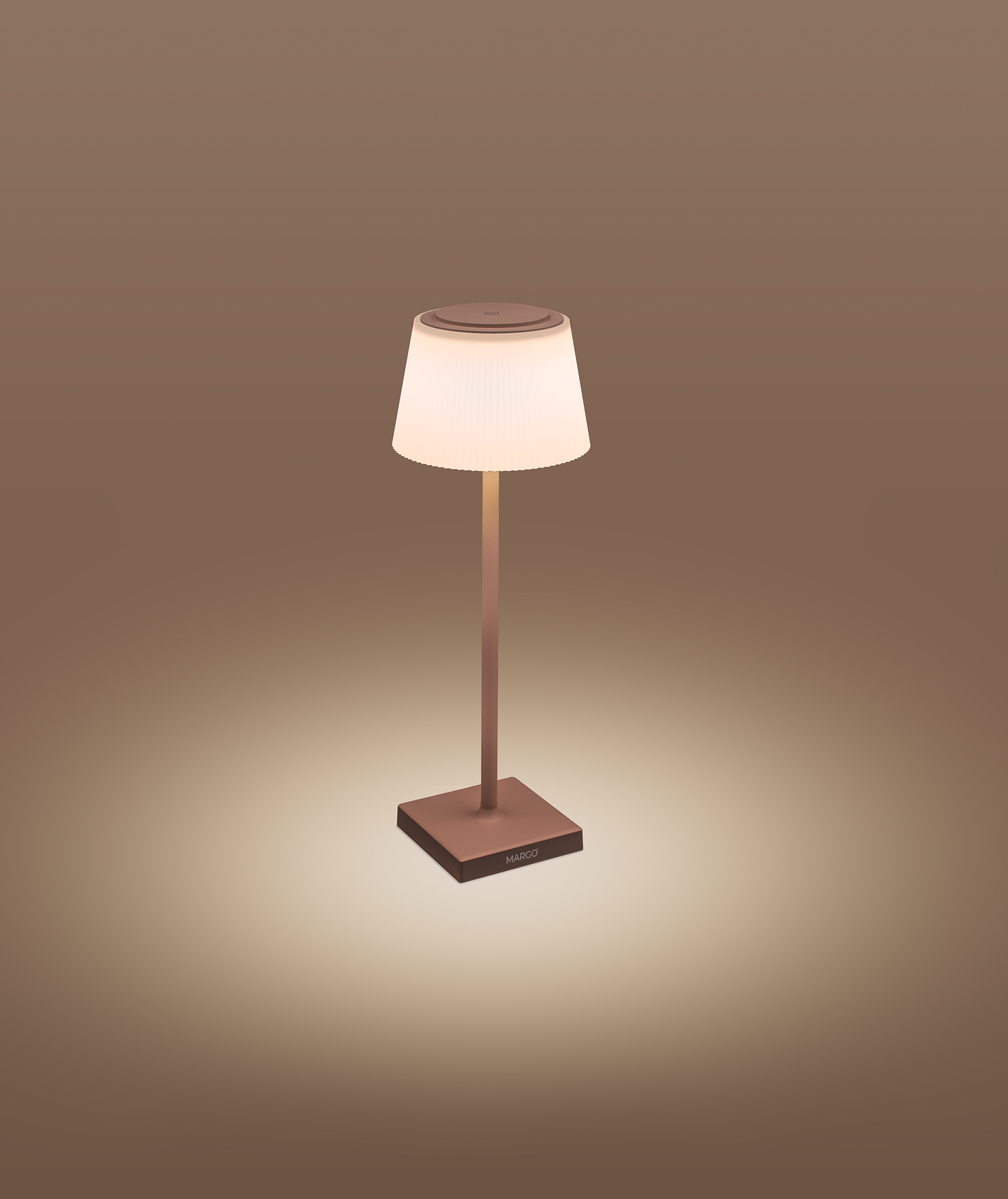Margò | Candeeiro de Mesa sem Fios LED 4W 200lm 3000K Castanho
