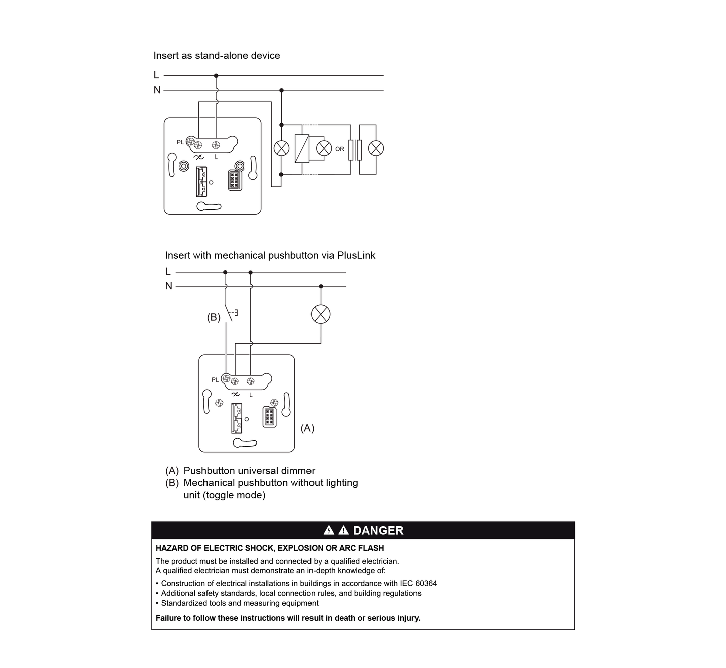 Regulador de Luz Universal Simples Wiser