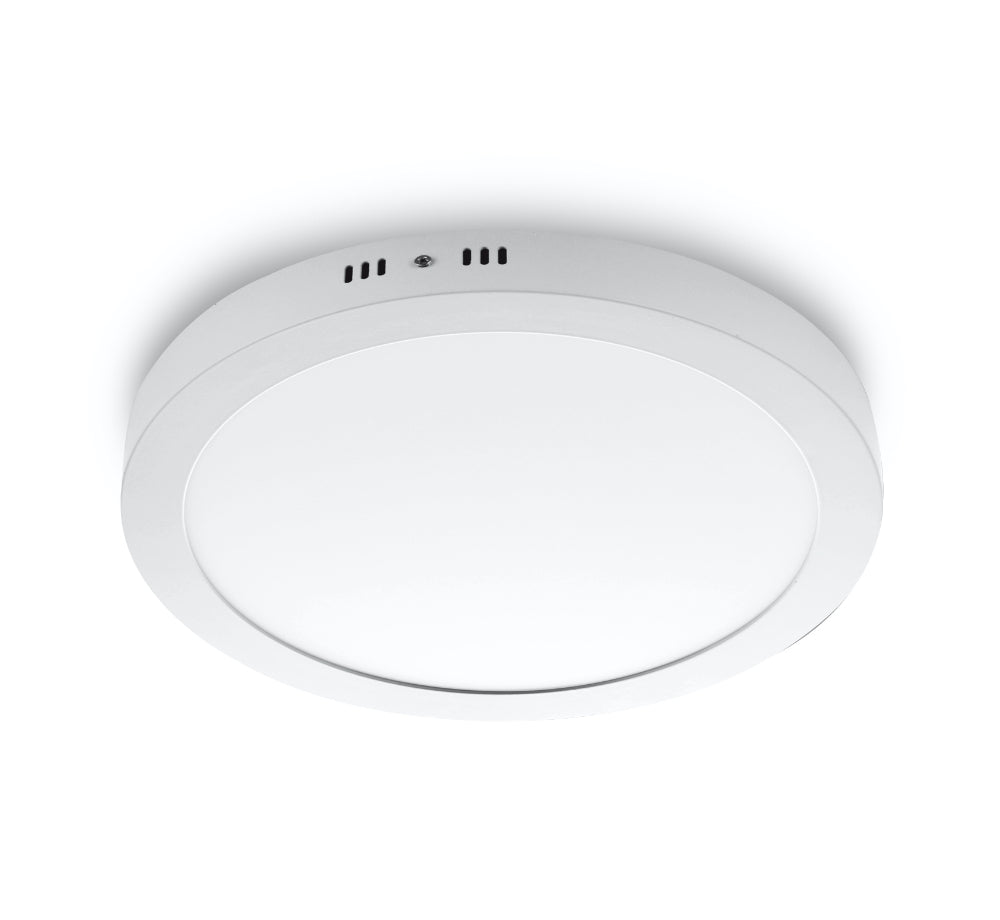 Downlight Saliente LED Dogma Redondo Prateado 6W 540LM (3000K/4000K/6000K)
