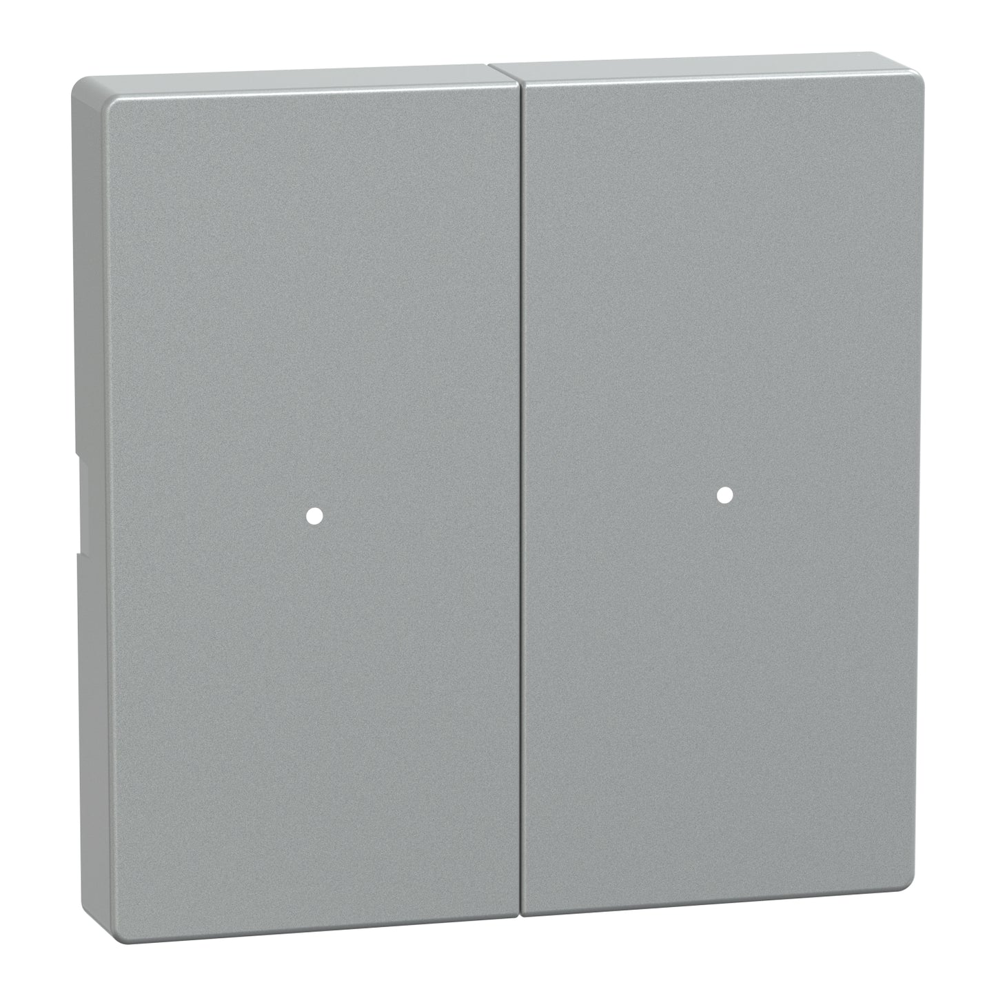 Tecla Dupla M-Elegance Wiser Alumínio