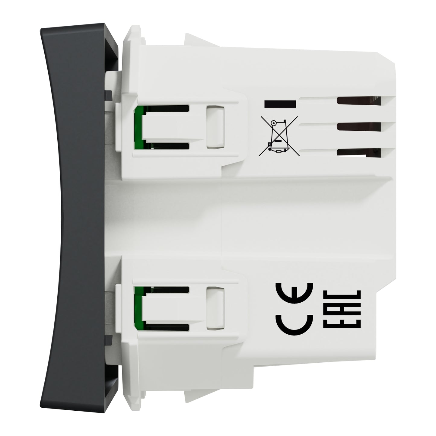 Interruptor de Estores Nova Unica Antracite Wiser