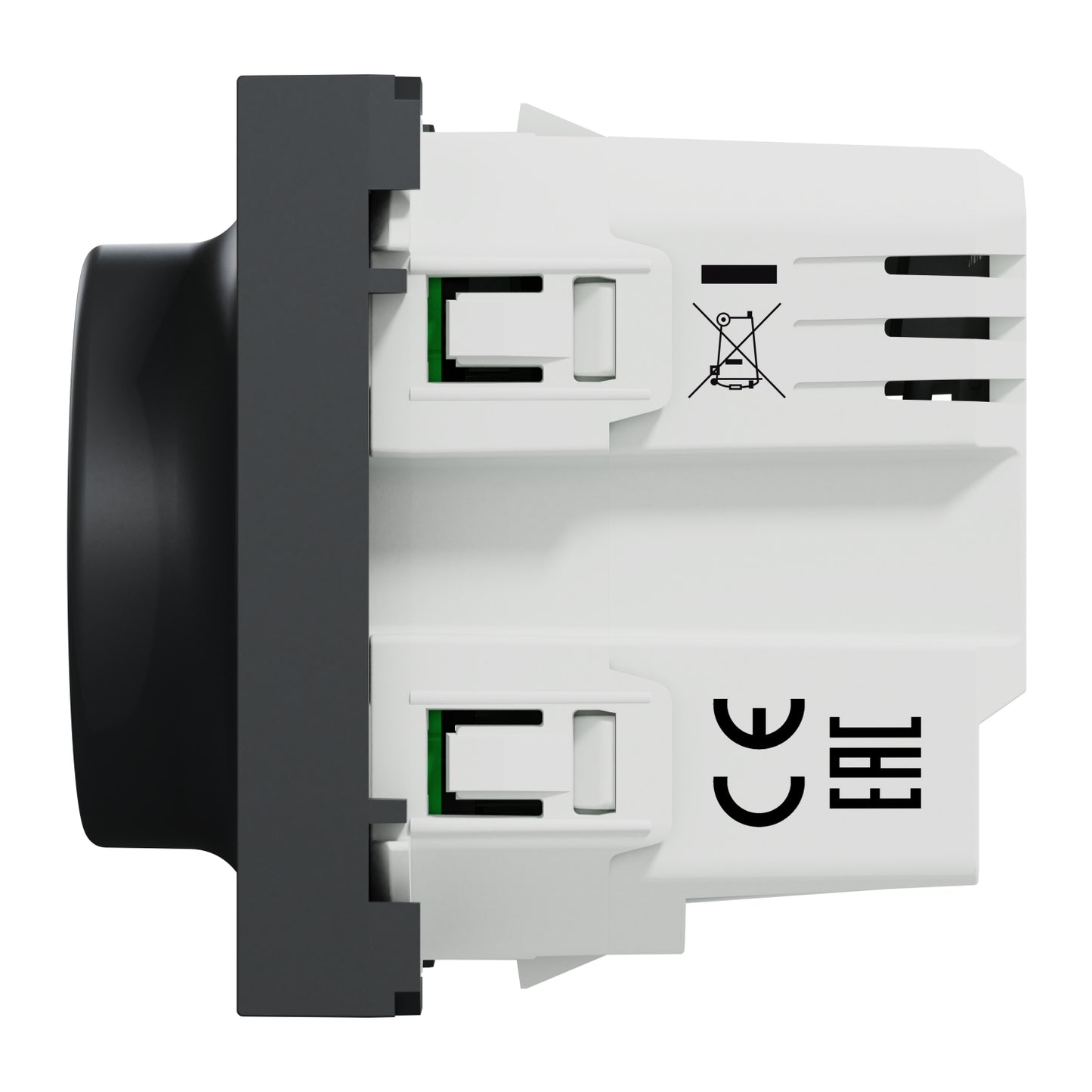 Regulador de Luz Rotativo Nova Unica Wiser Antracite