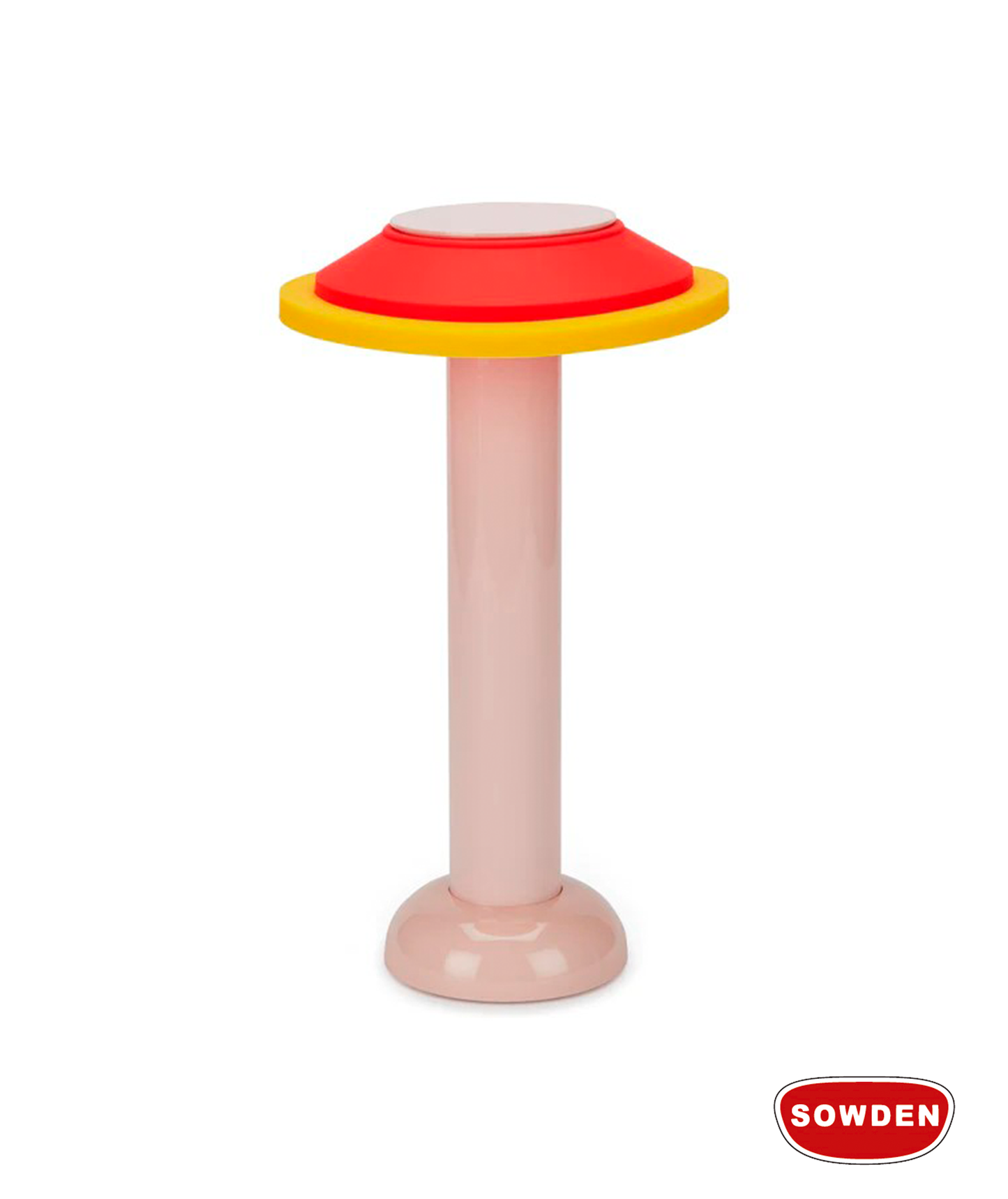 Candeeiro de Silicone sem Fios LED 3W Rosa e Amarelo