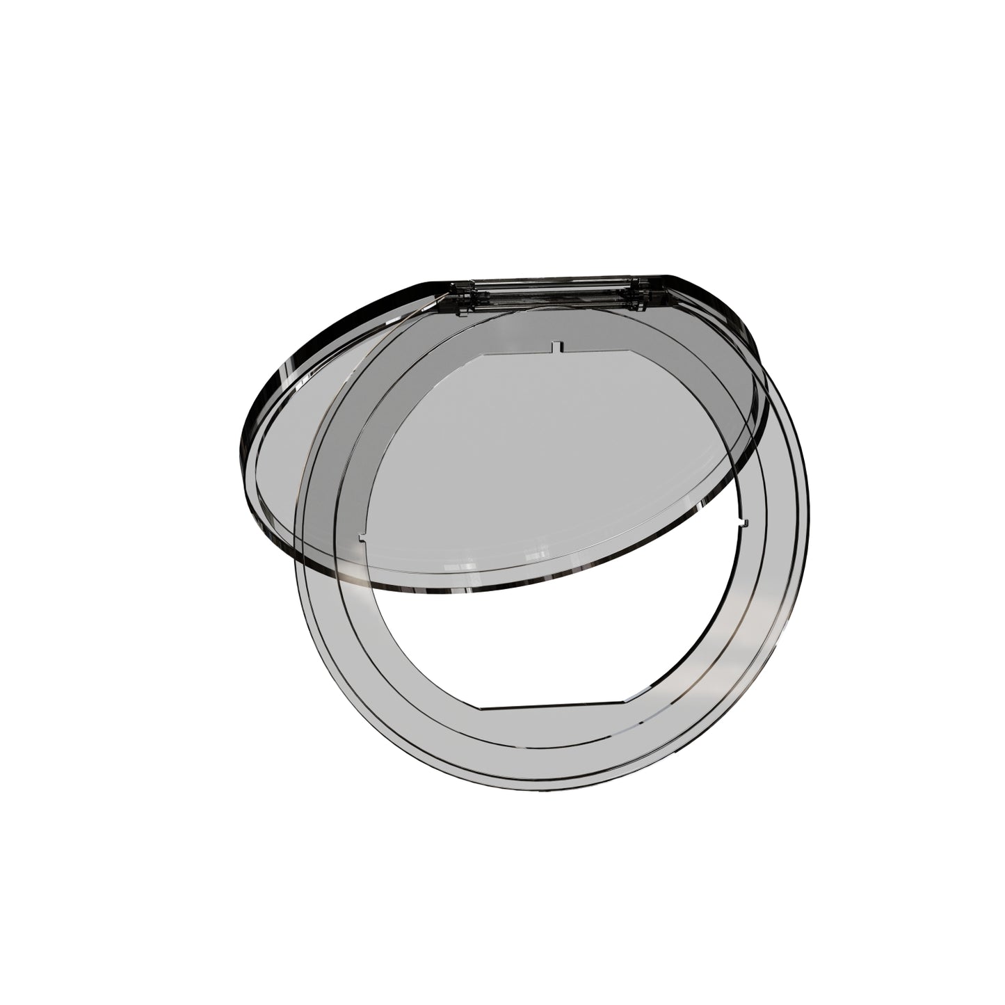Tampa Transparente para Tomada de Secretária XS