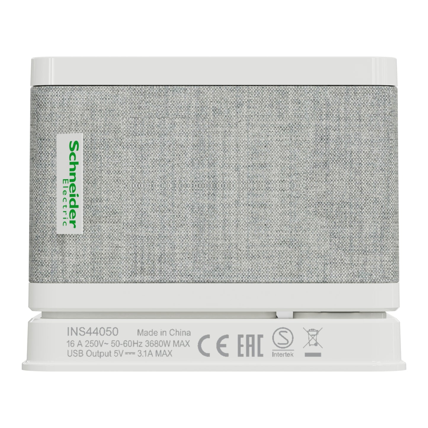 Tomada de Mesa Schuko + 2xUSB (A e C) Branca