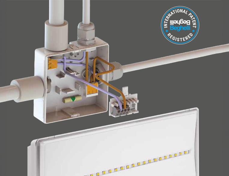 Armadura Emergência Modula Easy 11W 120/60LM (1,5/3h) IP42 SA/SE