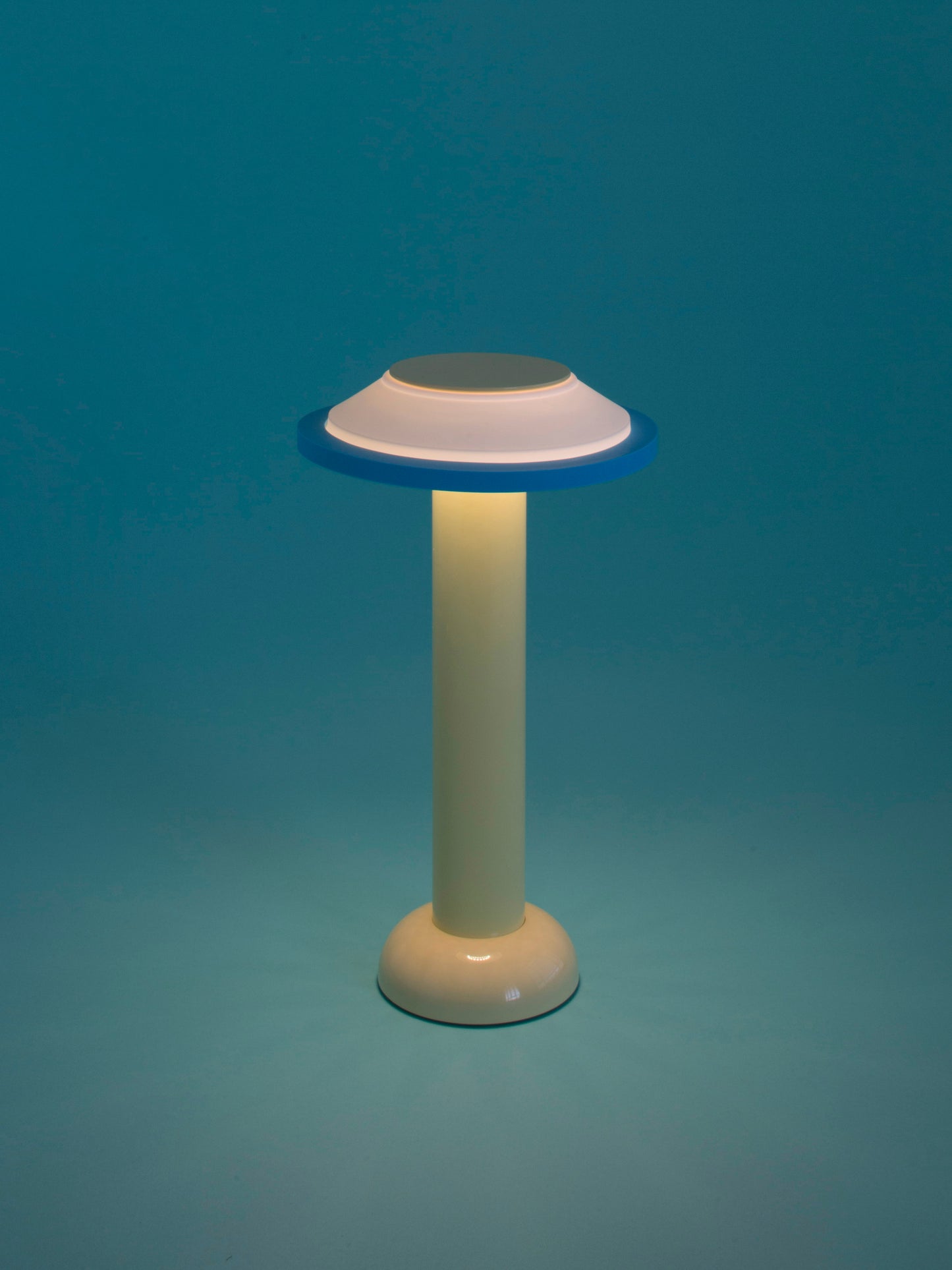 Candeeiro de Silicone sem Fios LED 3W Amarelo e Azul