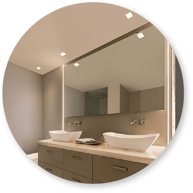 Downlight LED Quadrado Encastre Branco 40W 4000LM & CCT ajustável