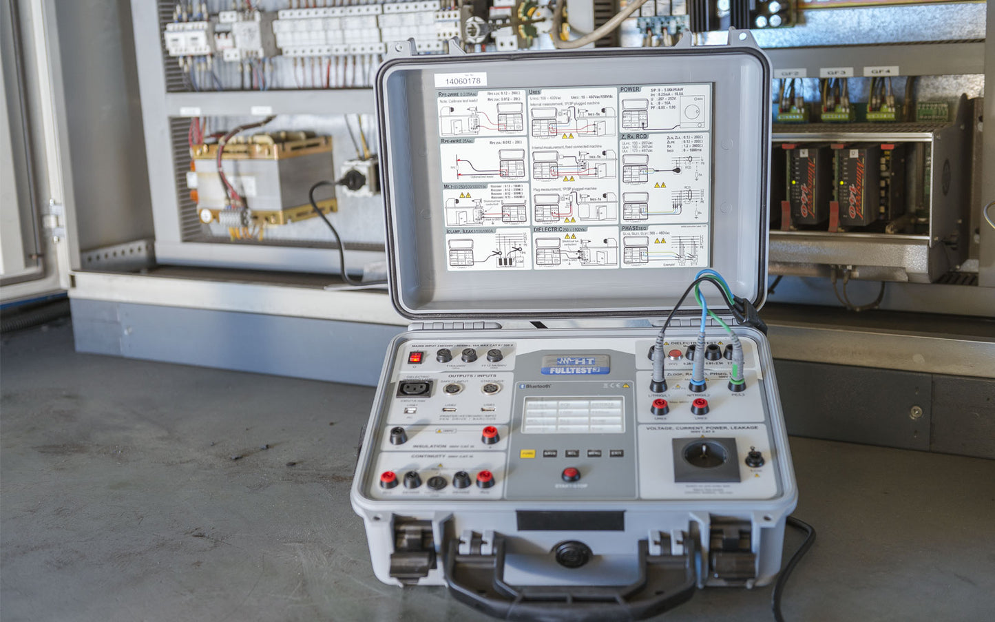 FullTest3 Equipamento Multifunções p/ Verificações de Segurança em Máquinas e Quadros Eléctricos