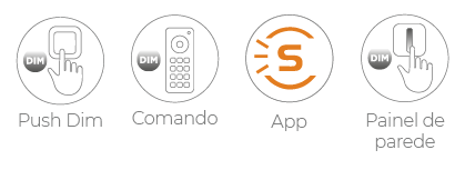 Controlador Dimmer RF 6901