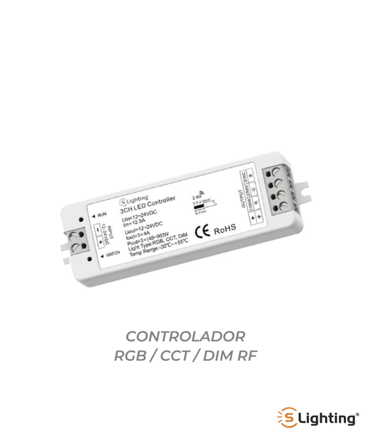 Controlador RGB / CCT / Dim RF