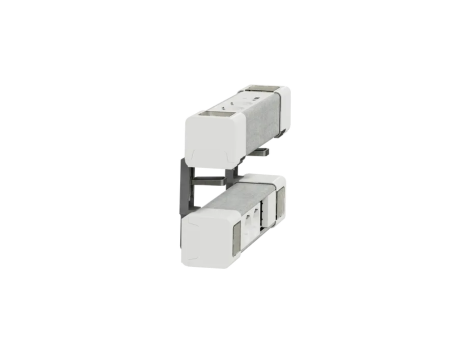 Dual Kit 2 2PT /USB A+C / RJ Branco e Alumínio