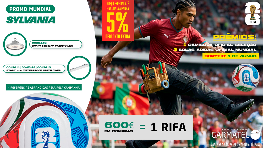 Arrancou a Promo Mundial da Sylvania ⚽