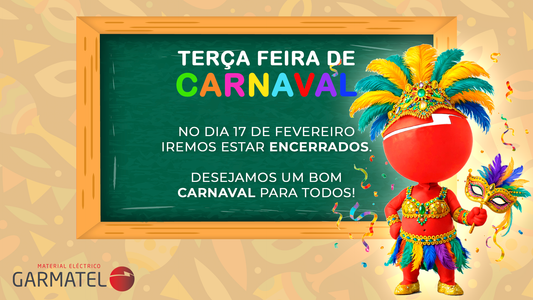 ⚠️ Encerramos na terça feira de Carnaval 🎊