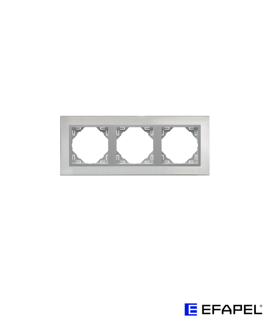 Espelho Triplo Inox/Alumina