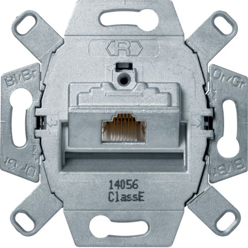 Tomada RJ45 Cat.6 Blindada Simples (LSA+)