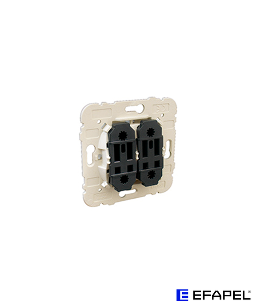 Interruptor Unipolar Duplo Luminoso