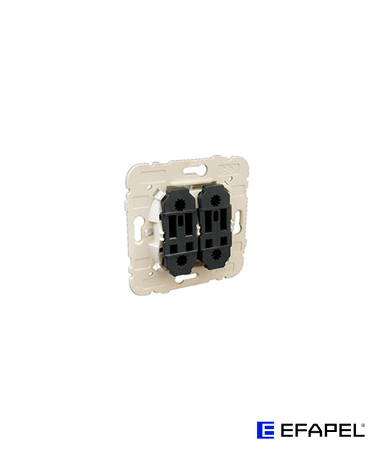 Botão Basculante Duplo Luminoso 250 V ~