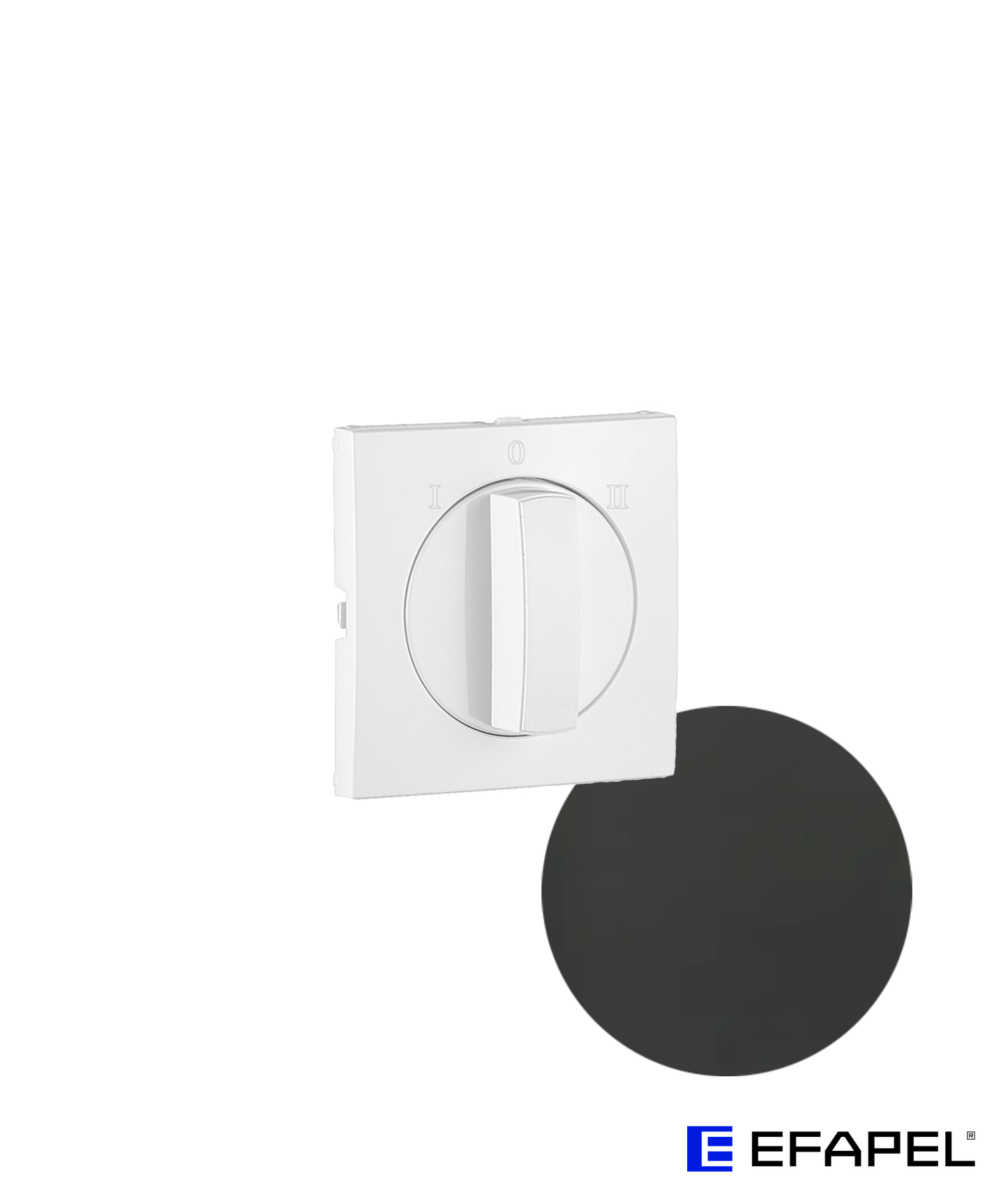 Centro para Comutador Rotativo com Marcação (I, 0, II)