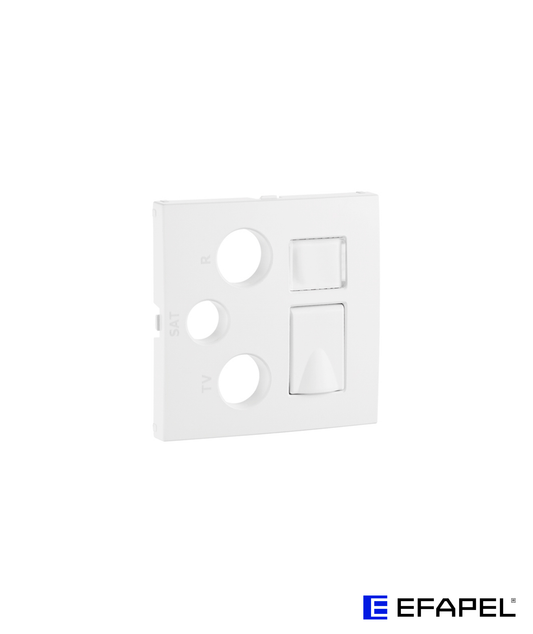 Centro para Tomadas Mistas R-TV-SAT-RJ45 / R-TV-SAT-RJ45-FO