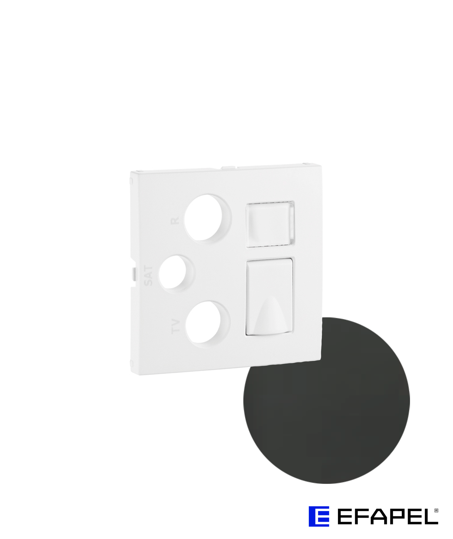 Centro para Tomadas Mistas R-TV-SAT-RJ45 / R-TV-SAT-RJ45-FO