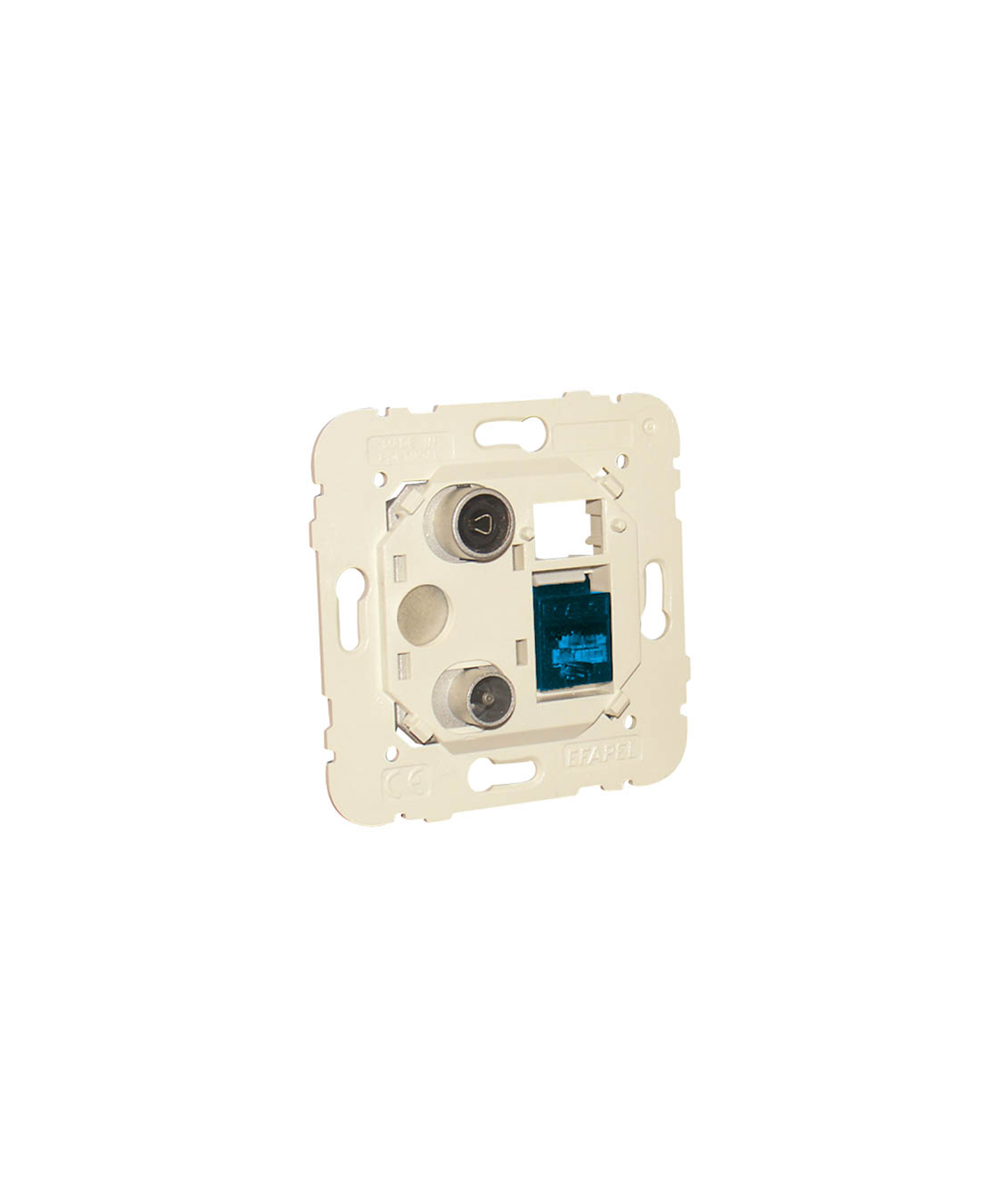 Tomada Mista R - TV - RJ45 Cat. 6A UTP Estrela