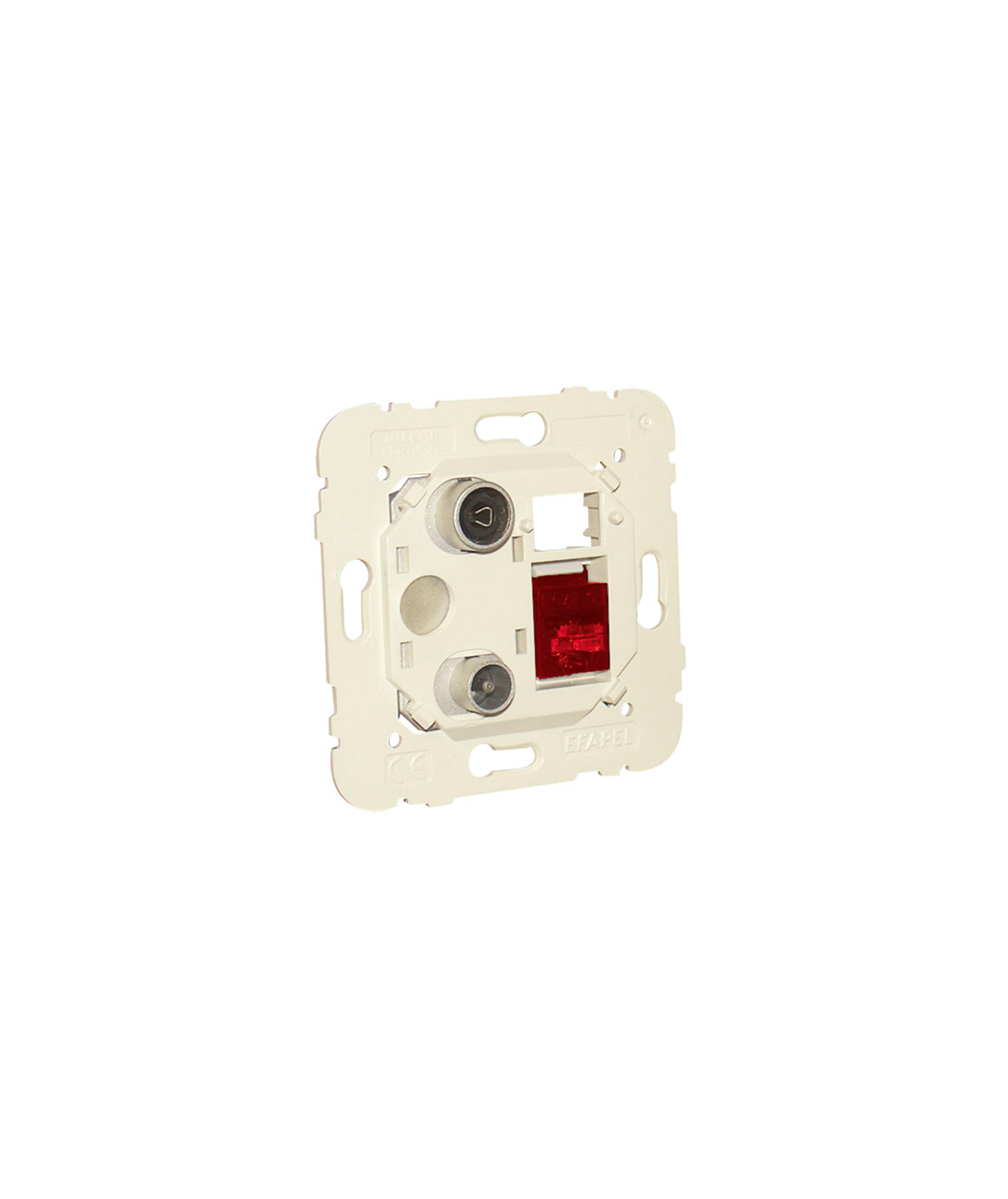 Tomada Mista R - TV - RJ45 Cat. 6 UTP Estrela