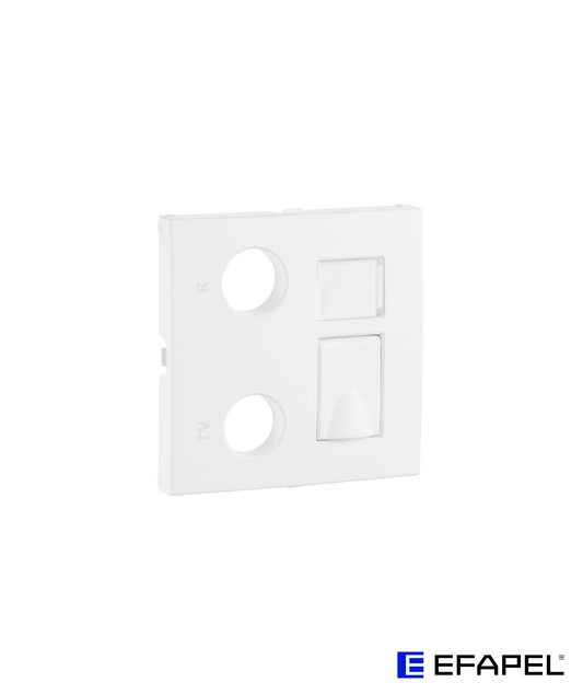 Centro para Tomadas Mistas R-TV-RJ45/R-TV-RJ45-FO