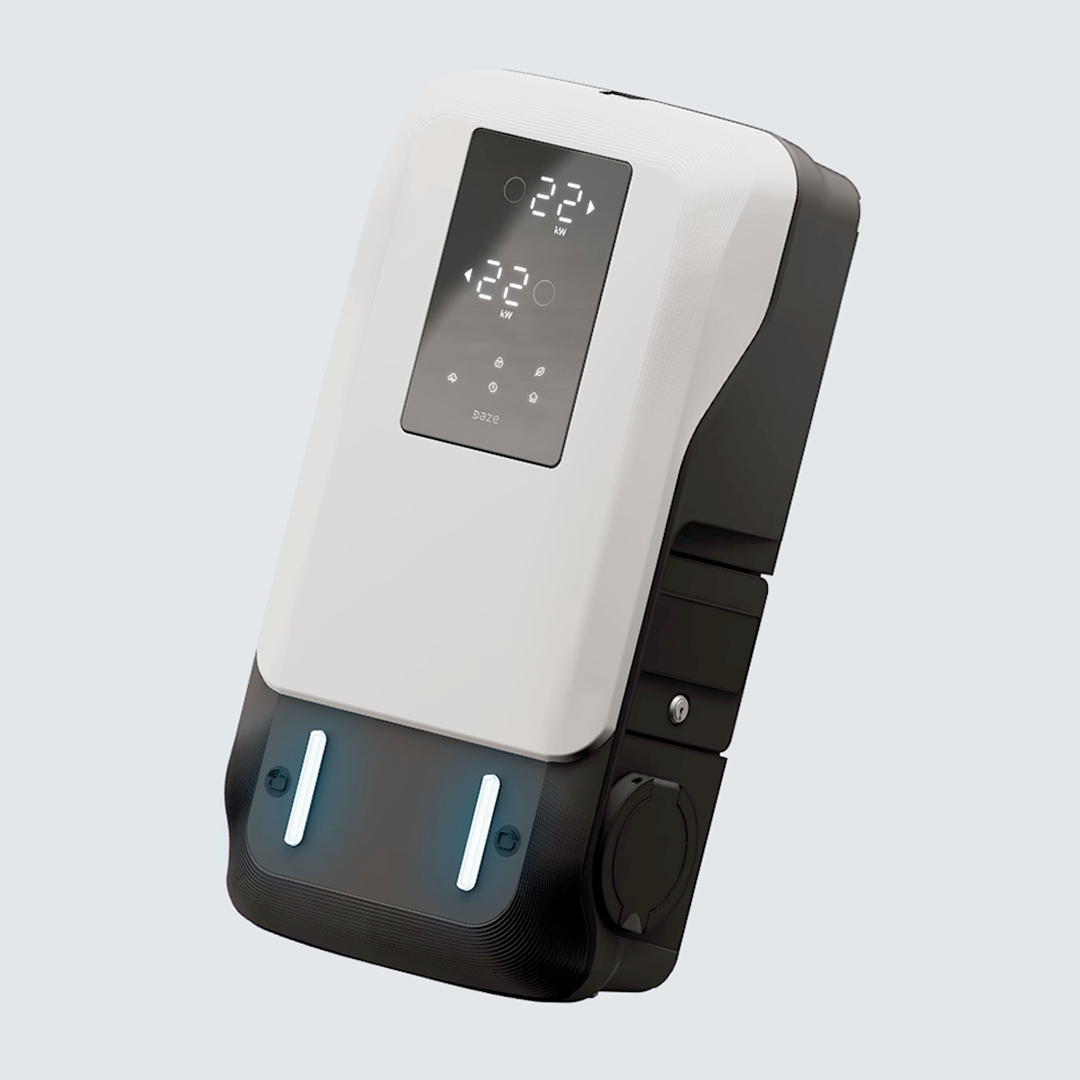 Carregador VE Daze Duo S Trifásico 64A 2x22,2kW