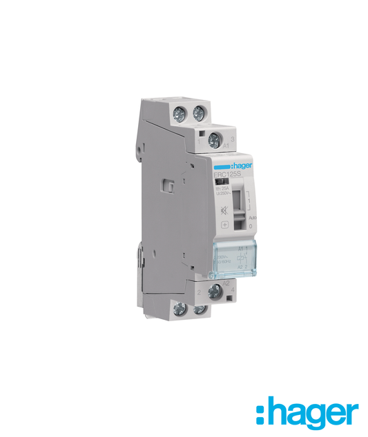 Contactor Silencioso com Comando Manual 25A 1NA 230V