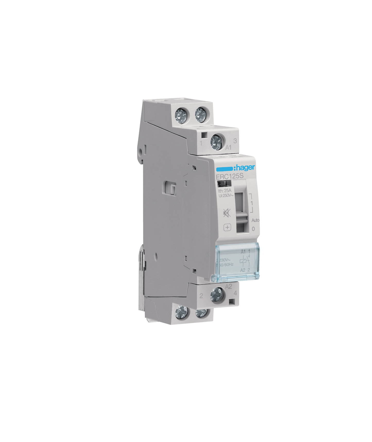 Contactor Silencioso com Comando Manual 25A 1NA 230V