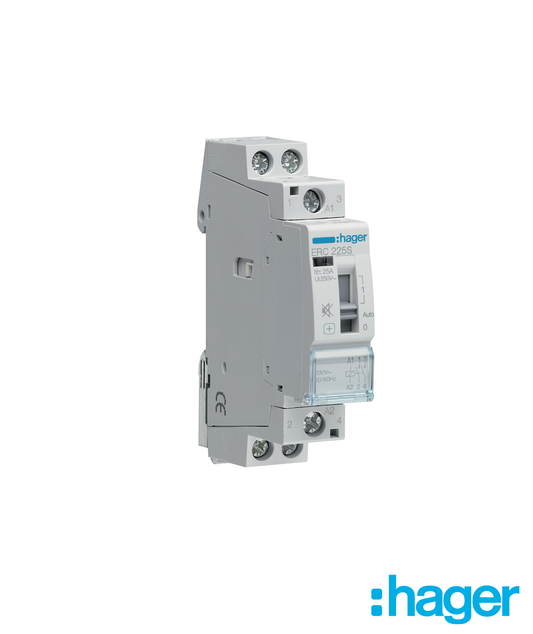 Contactor Silencioso com Comando Manual 25A 2NA 230V