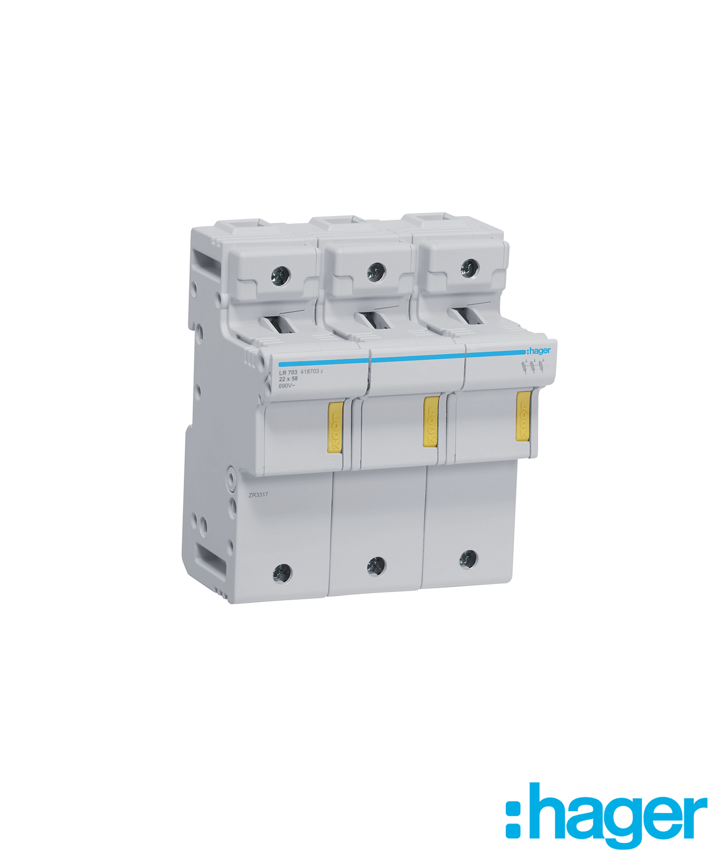 Corta-Circuitos Seccionador 125A 3P 6 Módulos