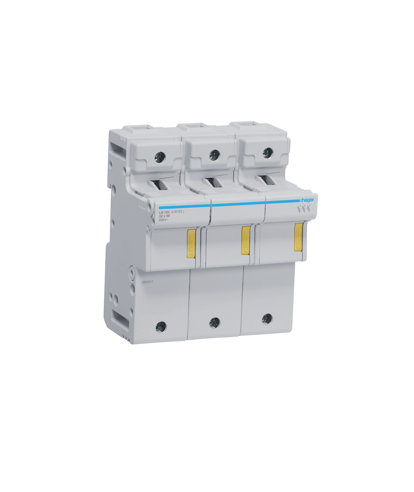 Corta-Circuitos Seccionador 125A 3P 6 Módulos