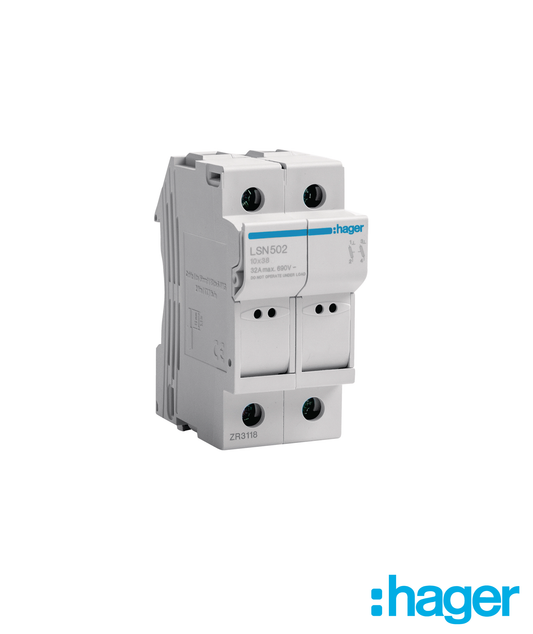 Corta-Circuitos 2P 32A 400V L38 2 Módulos