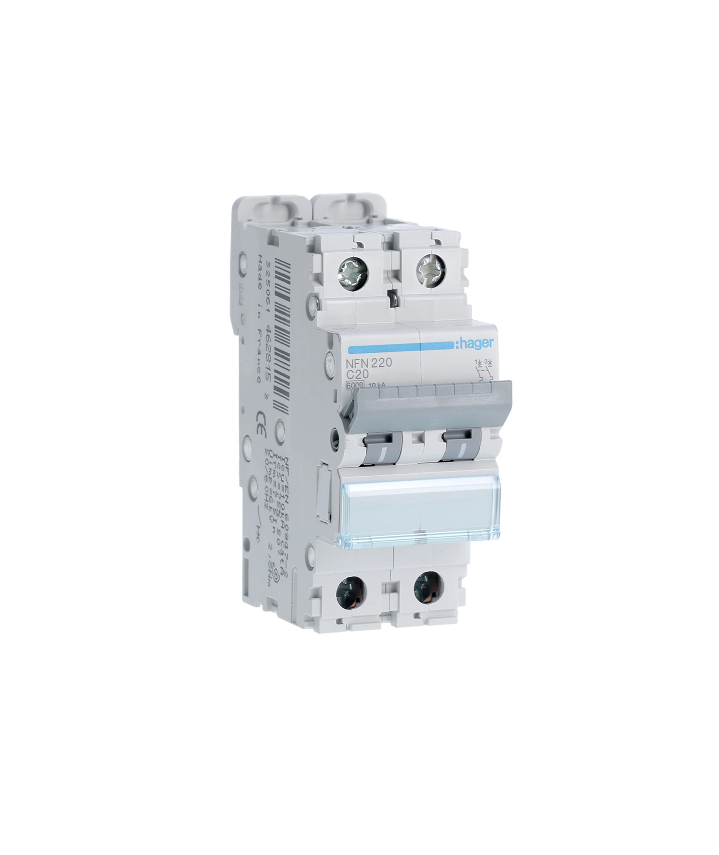 Disjuntor 2P 20A C 6/10kA 2 Módulos