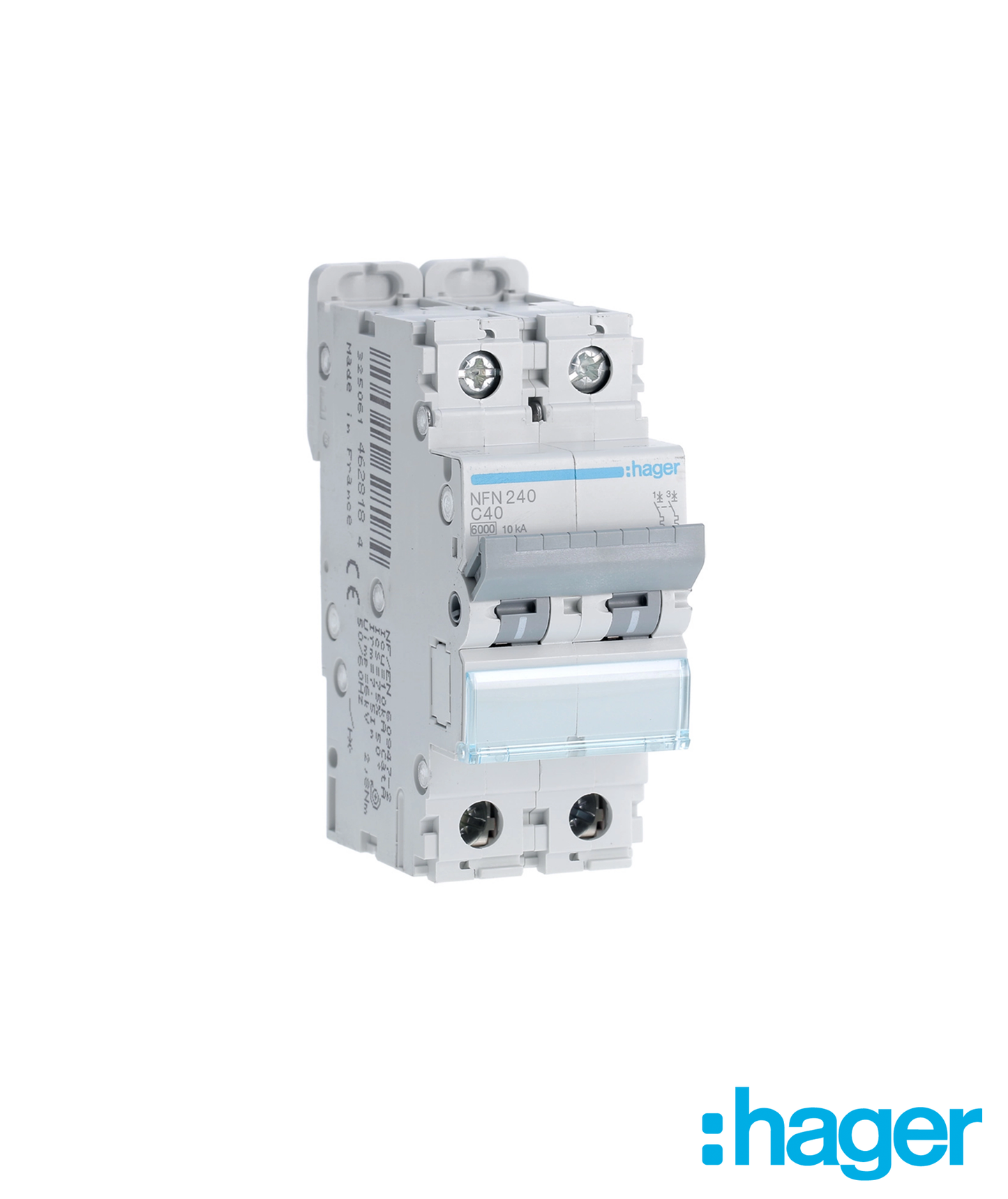 Disjuntor 2P 40A C 6/10kA 2 Módulos