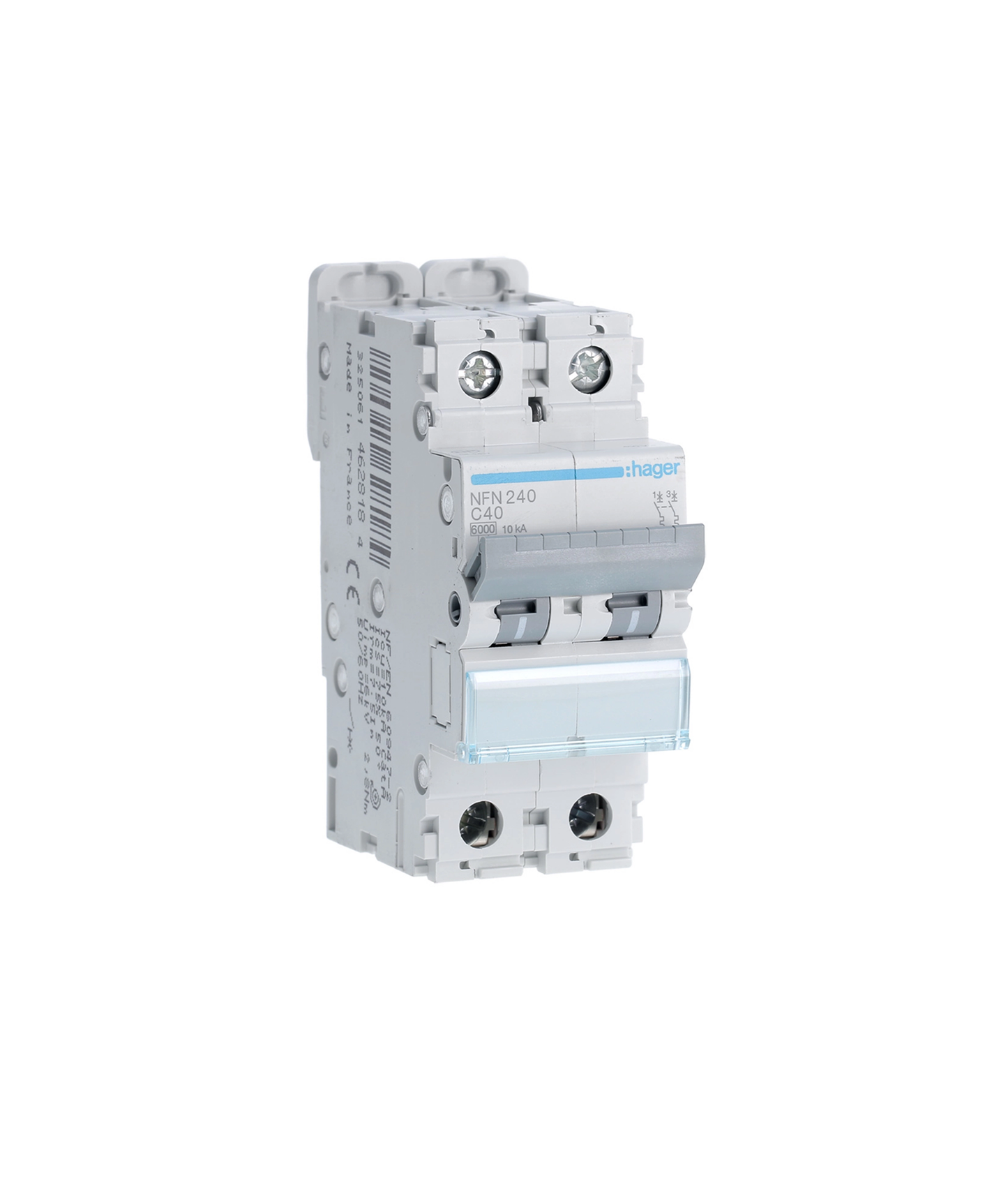Disjuntor 2P 40A C 6/10kA 2 Módulos