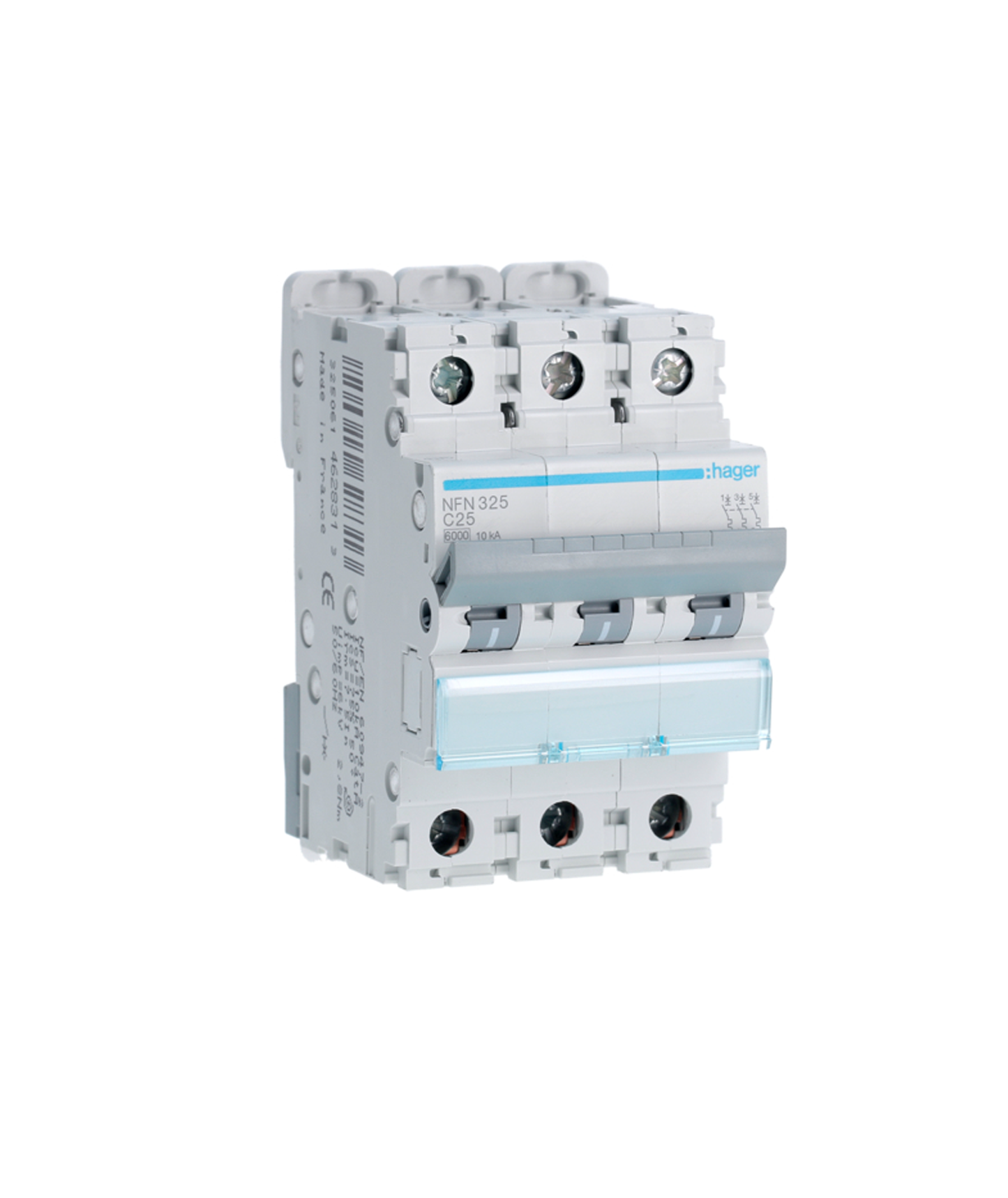 Disjuntor 3P 25A C 6/10kA 3 Módulos