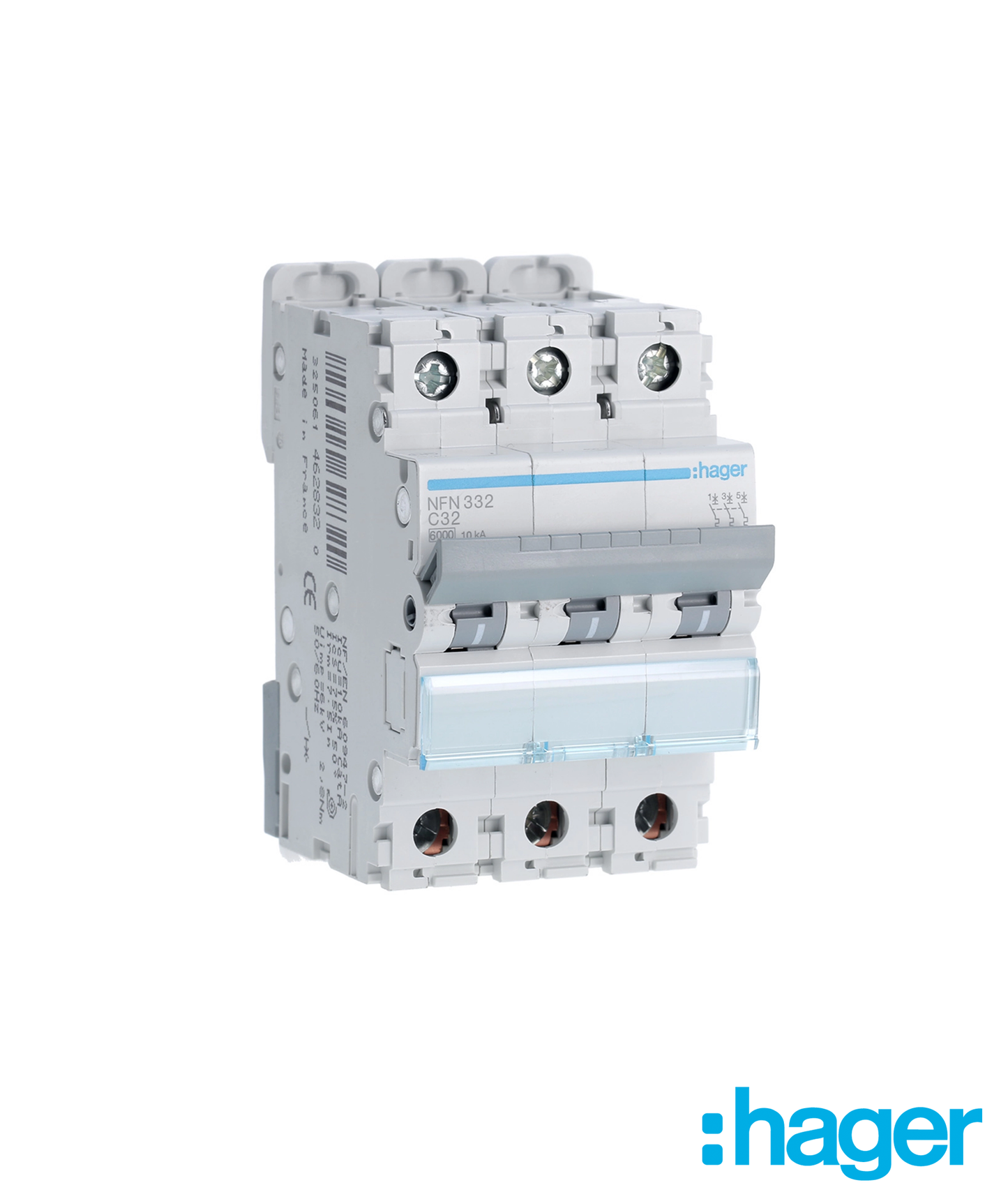 Disjuntor 3P 32A C 6/10kA 3 Módulos