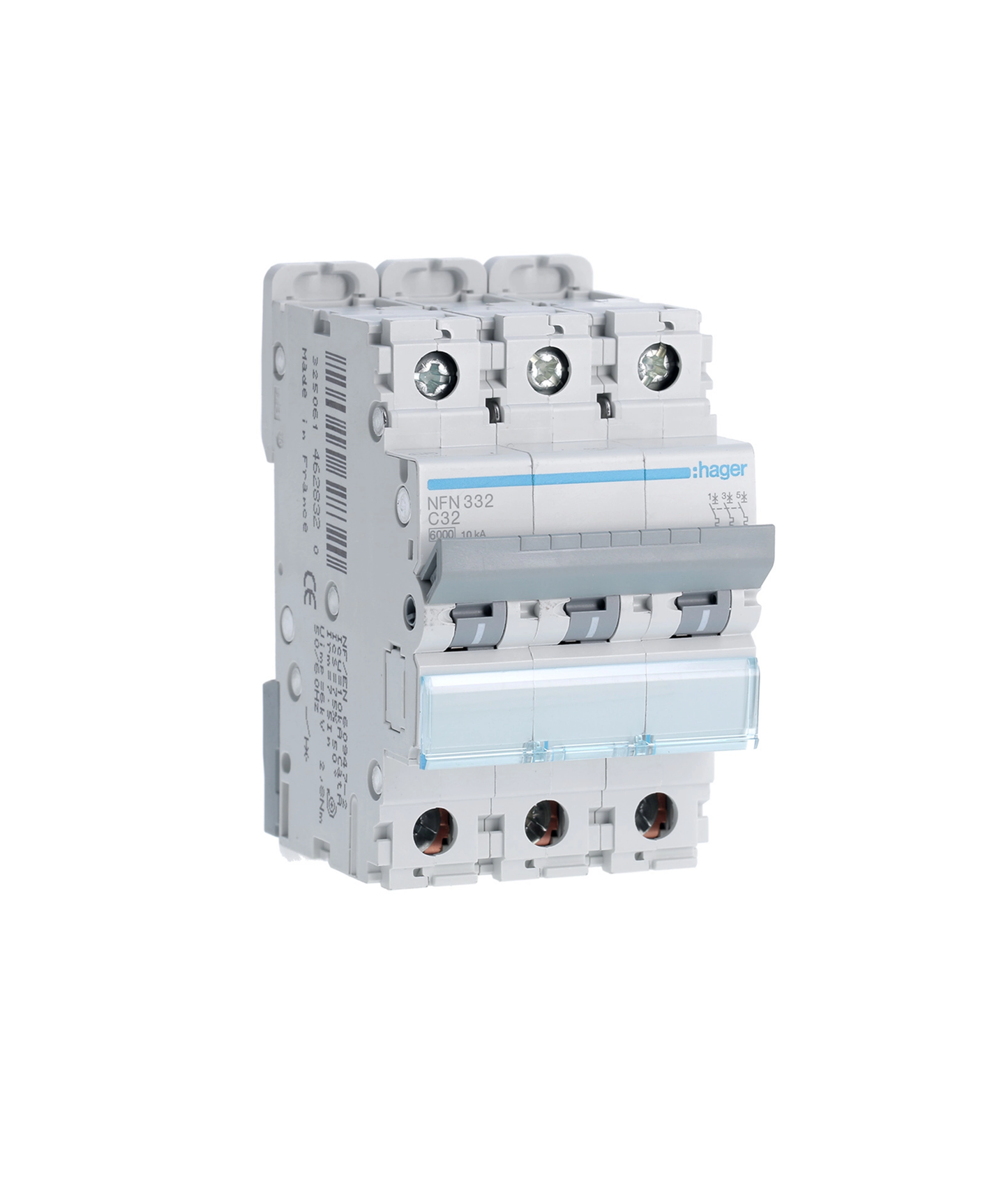 Disjuntor 3P 32A C 6/10kA 3 Módulos