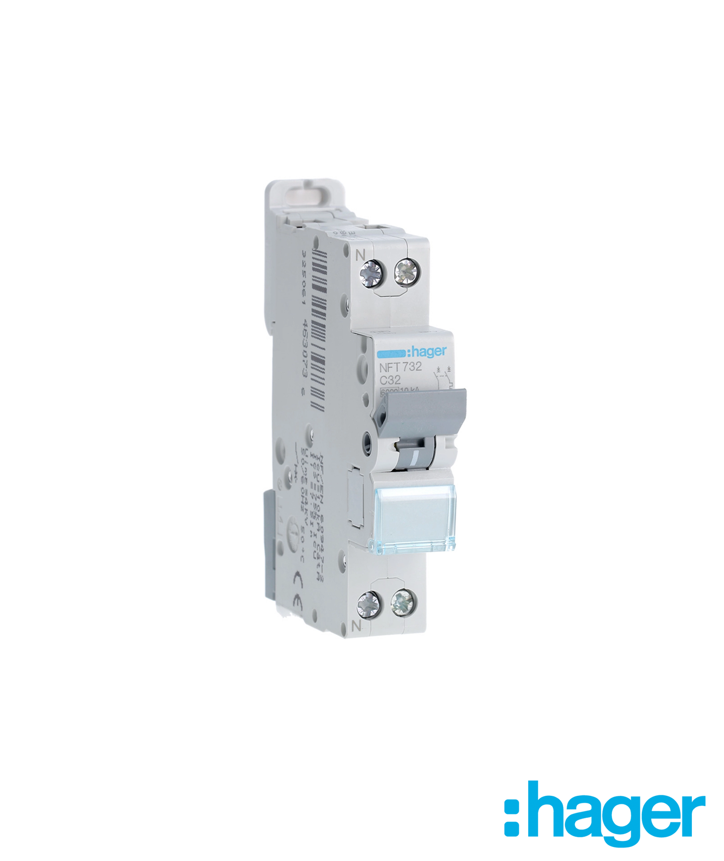 Disjuntor 1P+N 32A C 6/10KA 1 Módulo