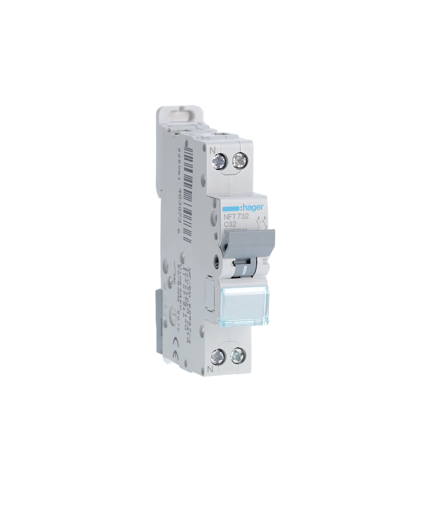 Disjuntor 1P+N 32A C 6/10KA 1 Módulo