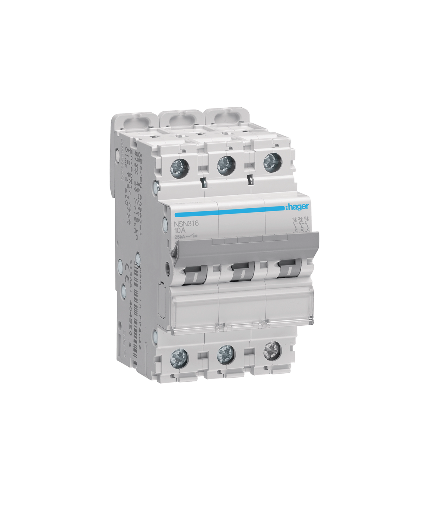 Disjuntor 3P 16A D 25KA 3 Módulos